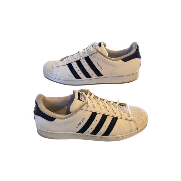 adidas Other - Adidas Originals Superstar Men's White Black Shoes Shell Top Sneaker Size 13